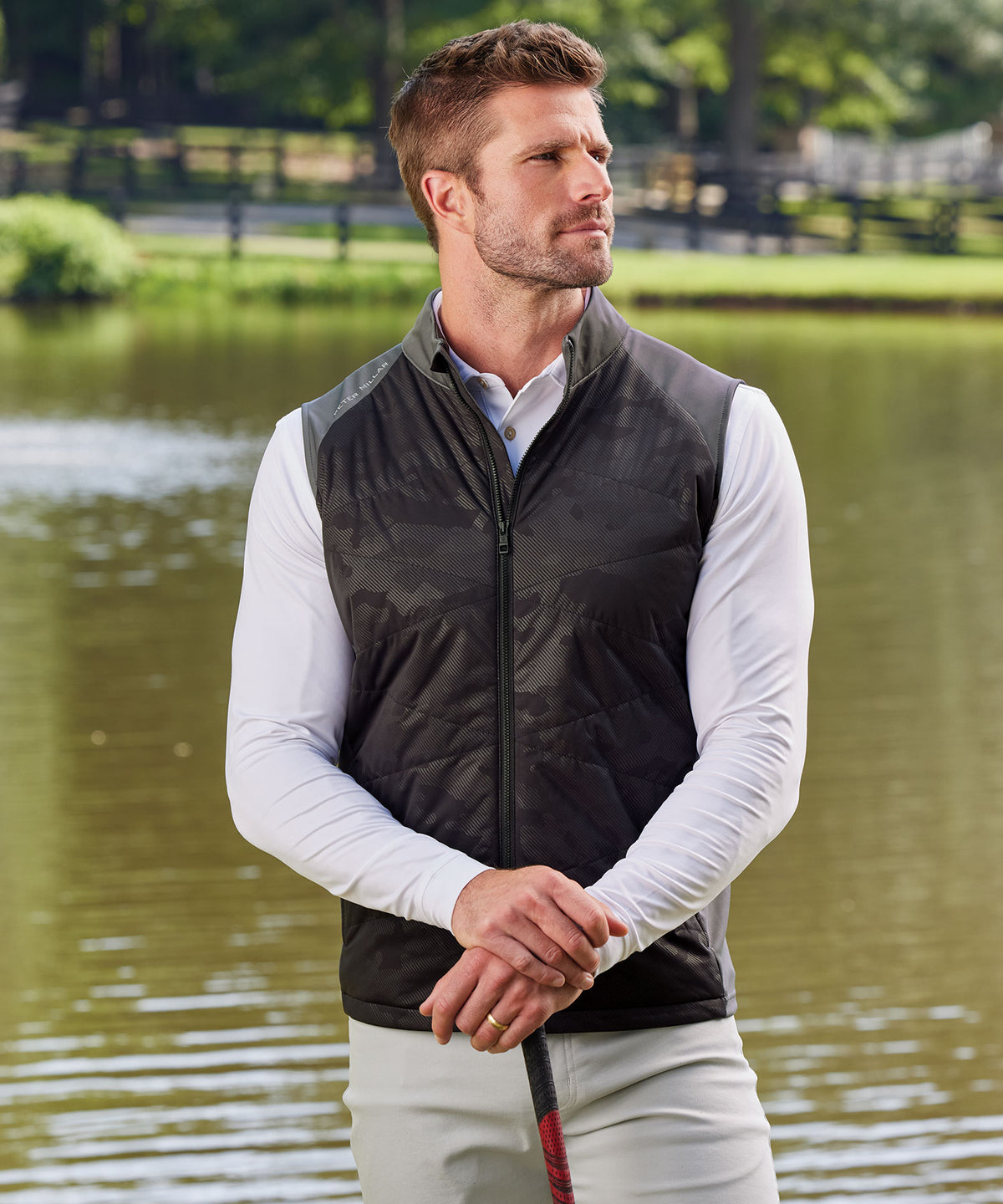 Peter Millar Venture Hybrid Vest, Men's Big & Tall