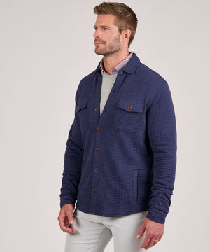 Peter Millar Quad Quilted Knit Jacket