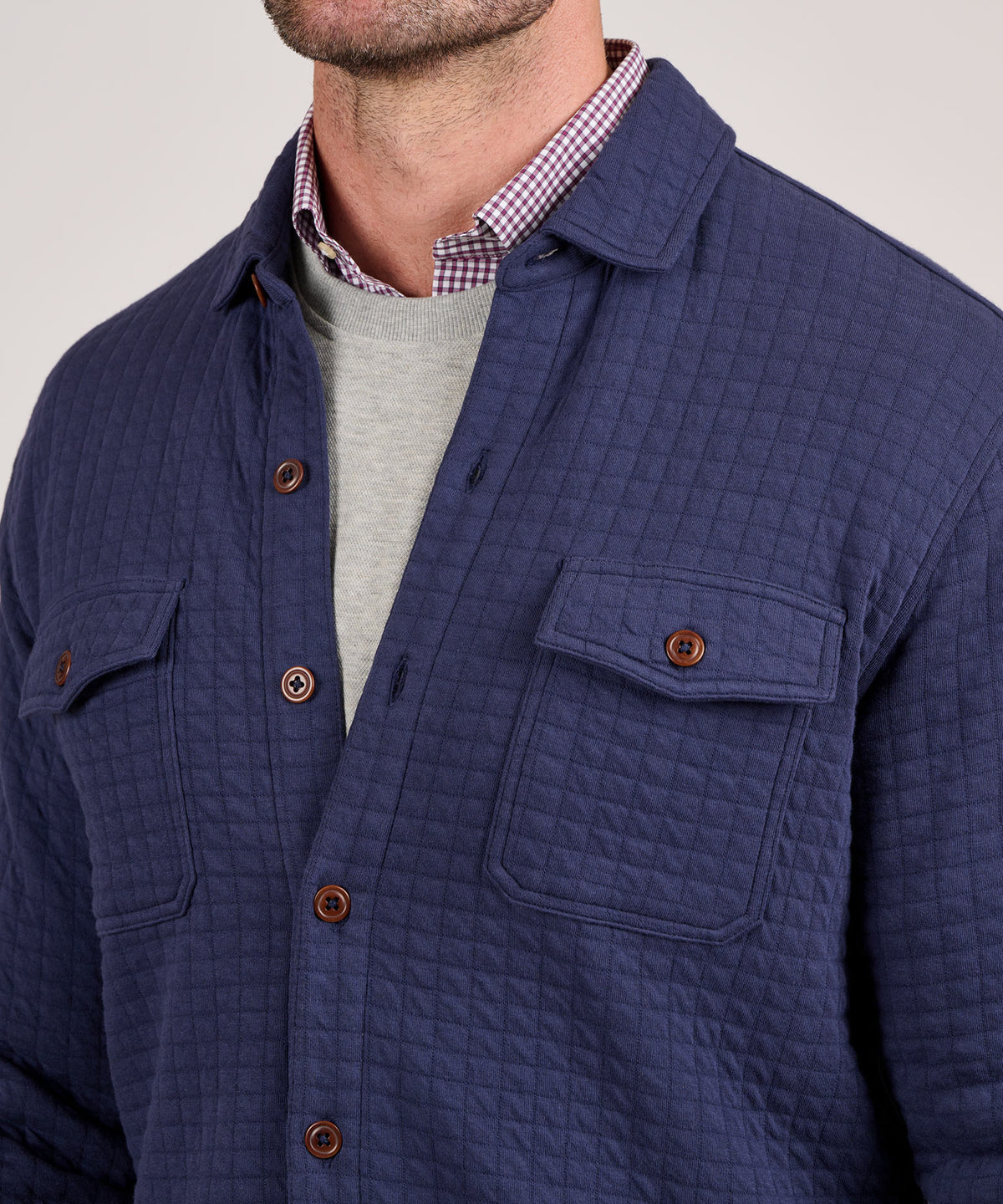 Peter Millar Quad Quilted Knit Jacket, Men's Big & Tall