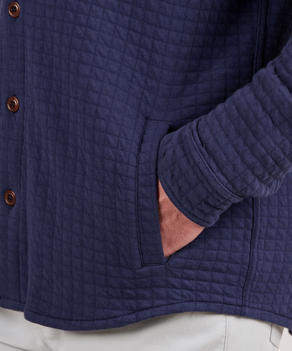 Peter Millar Quad Quilted Knit Jacket, Men's Big & Tall