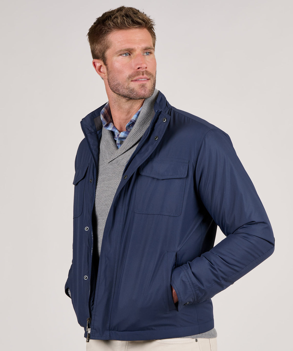 Peter Millar Norfolk Bomber Jacket, Men's Big & Tall