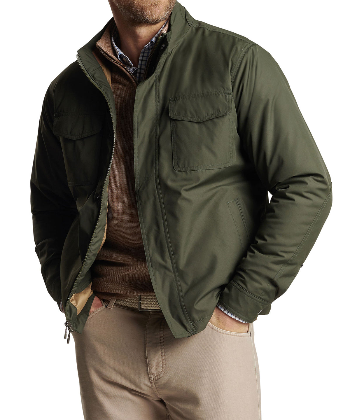 Peter Millar Norfolk Bomber Jacket, Men's Big & Tall