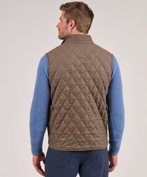 Peter Millar Essex Quilted Wool Travel Vest