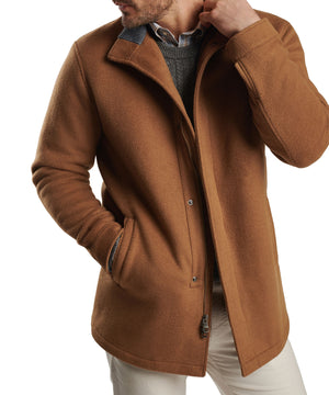 Peter Millar Crown Flex Fleece City Coat