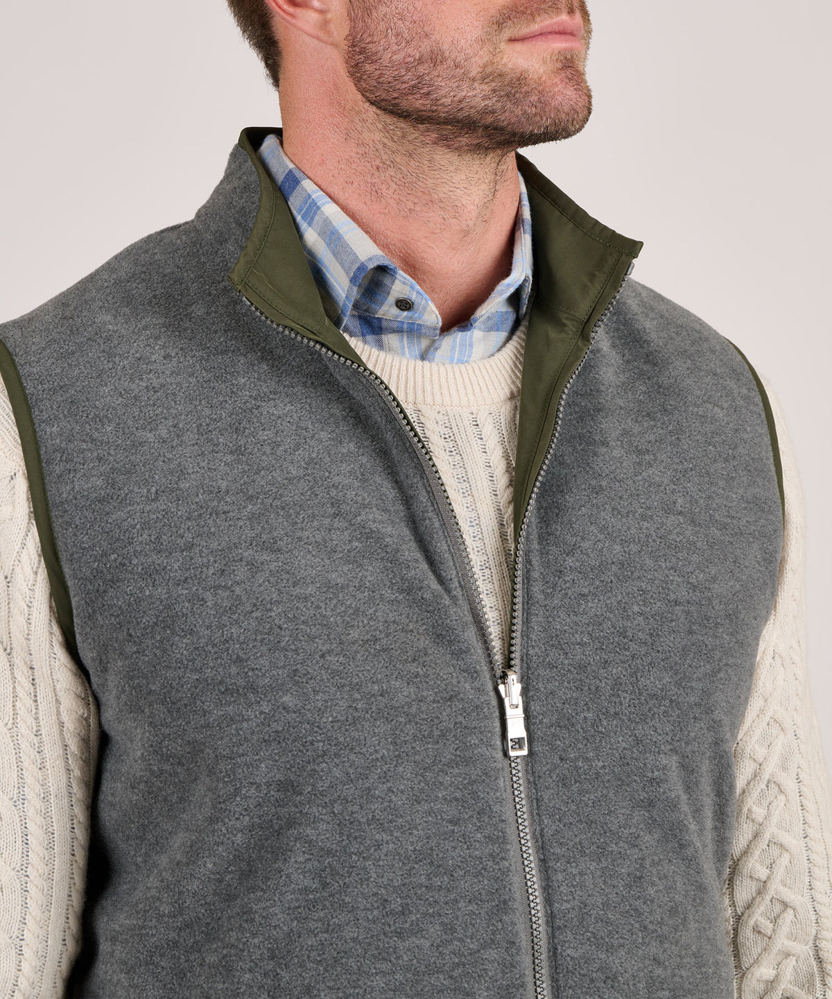 Peter Millar Brentwood Reversible Fleece Vest, Men's Big & Tall