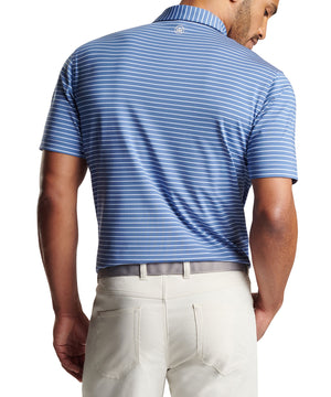 Peter Millar Short Sleeve Drum Stripe Performance Polo Knit Shirt