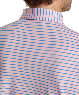 Peter Millar Short Sleeve Drum Stripe Performance Polo Knit Shirt