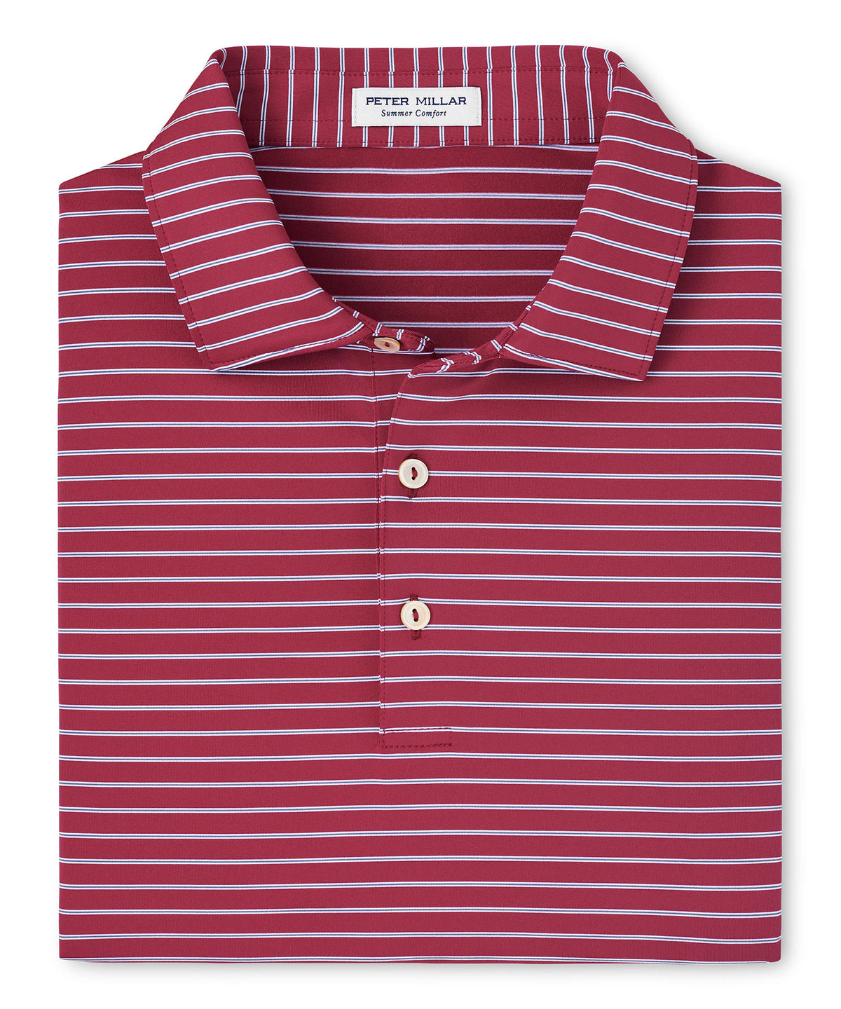 Peter Millar Short Sleeve Drum Stripe Performance Polo Knit Shirt, Men's Big & Tall