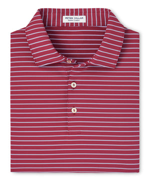 Peter Millar Short Sleeve Drum Stripe Performance Polo Knit Shirt