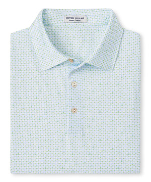 Peter Millar Short Sleeve 'Bees Knees' Print Jersey Polo Knit Shirt