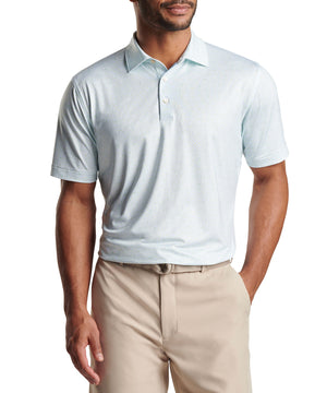 Peter Millar Short Sleeve 'Bees Knees' Print Jersey Polo Knit Shirt