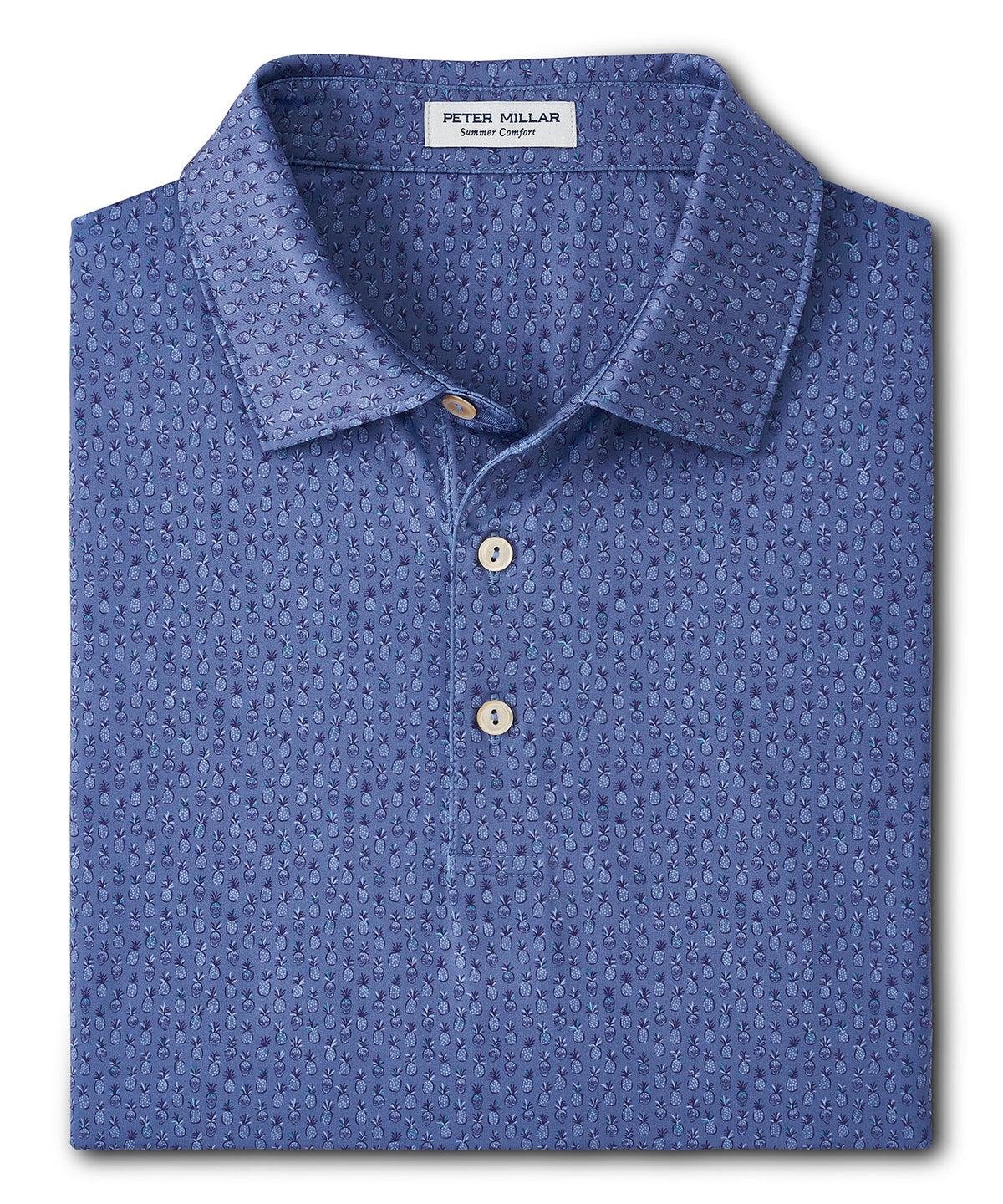 Peter Millar Short Sleeve 'Pina Skullada' Print Jersey Polo Knit Shirt, Men's Big & Tall