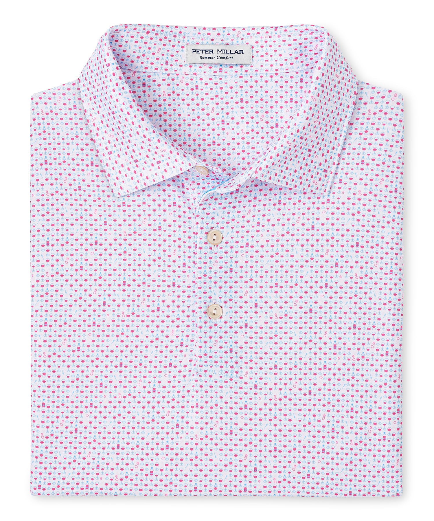 Peter Millar Short Sleeve 'Bees Knees' Print Polo Knit Shirt, Men's Big & Tall