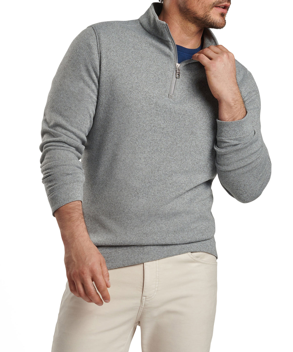 Peter Millar Pullover Sweater Fleece Quarter Zip, Men's Big & Tall