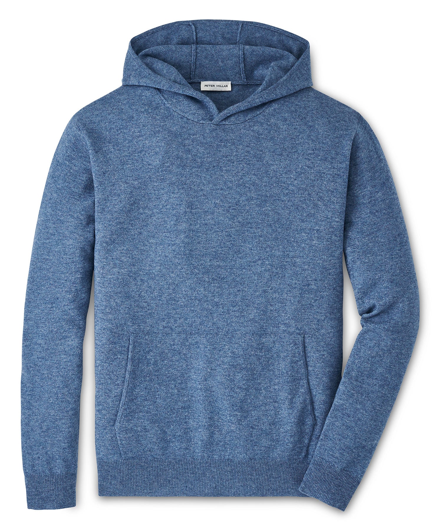 Peter Millar Conway Wool-Cashmere Popover Hoodie, Men's Big & Tall