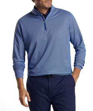 Peter Millar Rain Drop Print Perth Quarter Zip Pullover