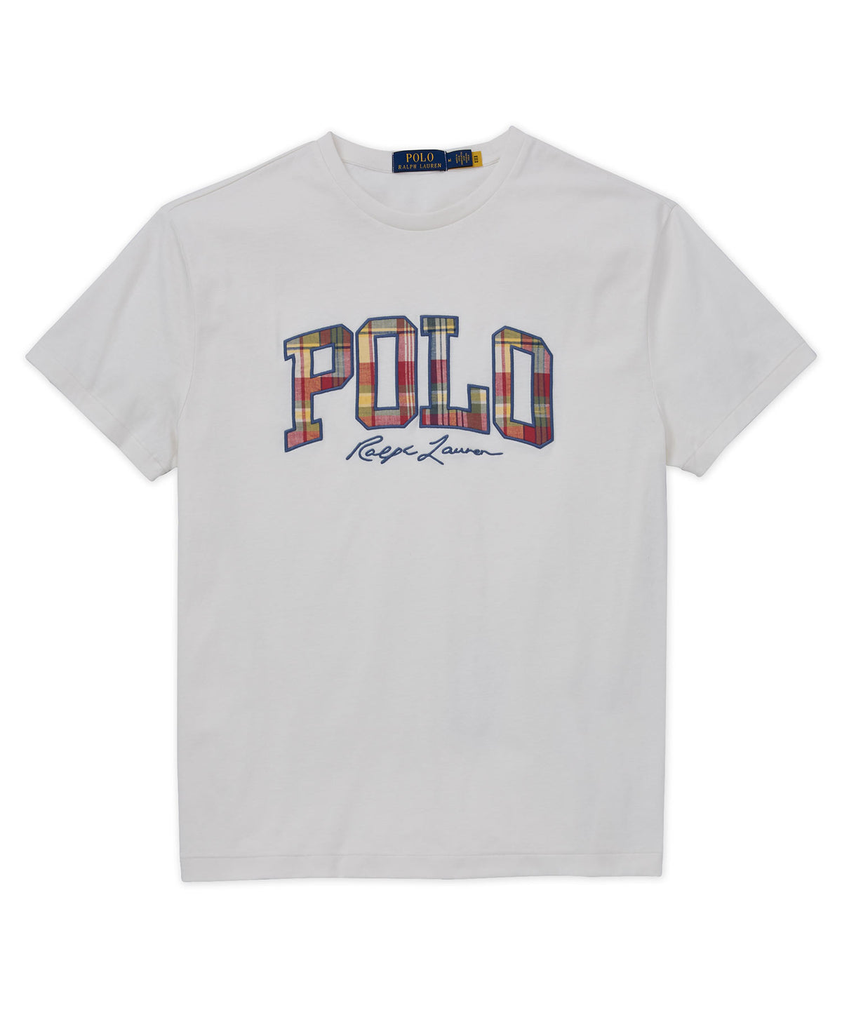 Polo Ralph Lauren T-shirt grafica POLO Madras a maniche corte, Men's Big & Tall