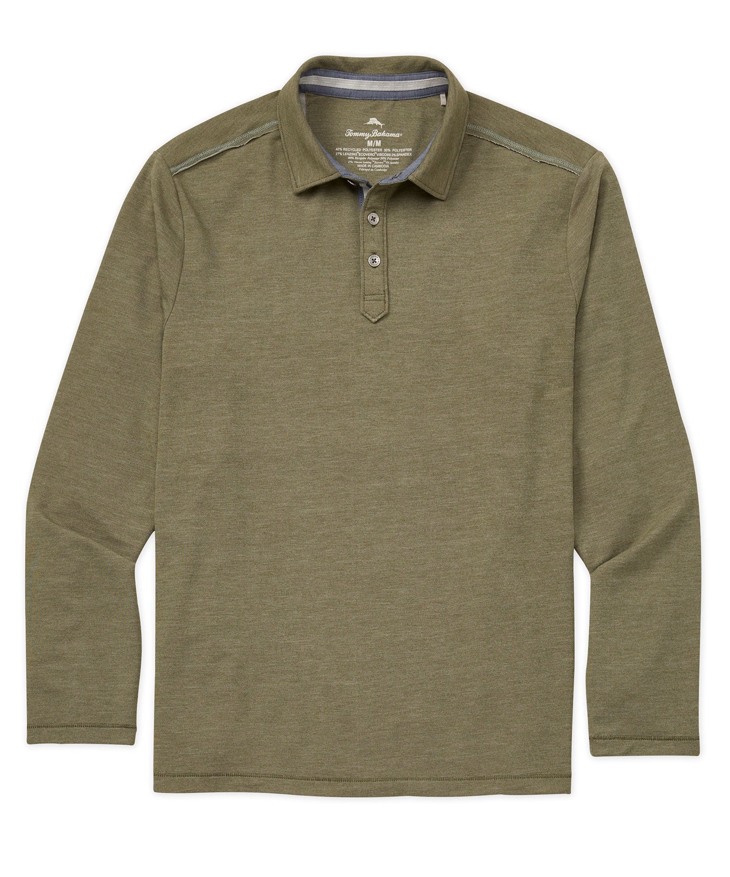 Tommy Bahama Long Sleeve Coasta Vera Polo Knit Shirt