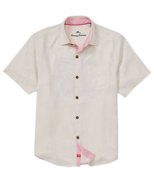 Tommy Bahama Short Sleeve 'Surf The Yule Tide' Sport Shirt