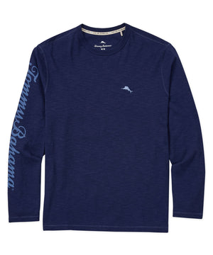 Tommy Bahama Long Sleeve 'Azul Palms' Lux T-Shirt