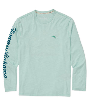 Tommy Bahama Long Sleeve 'Marlin Mirage' Lux T-Shirt