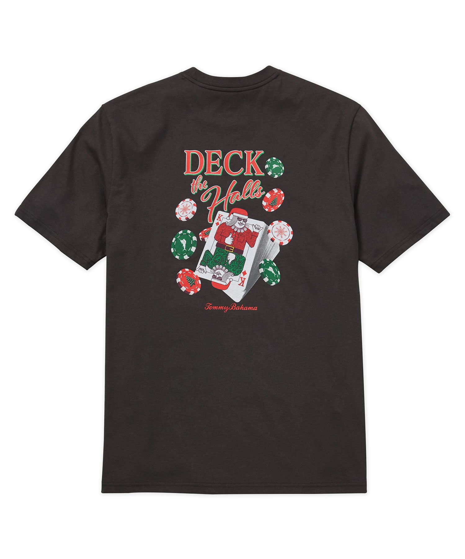 Tommy Bahama Short Sleeve 'Deck The Halls' Graphic T-Shirt, Men's Big & Tall