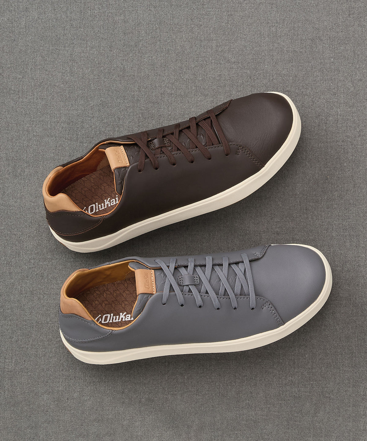 Olukai Lae'Ahi Li 'Ili Leather Sneaker, Men's Big & Tall