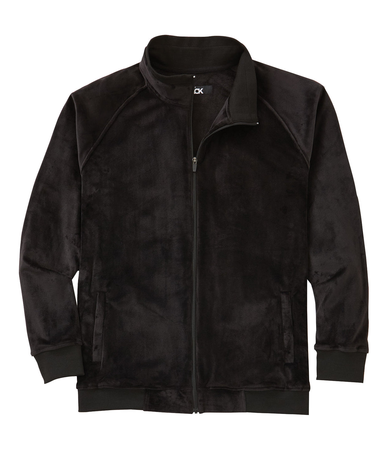 Westport Lifestyle Velour Track Jacket, Men's Big & Tall