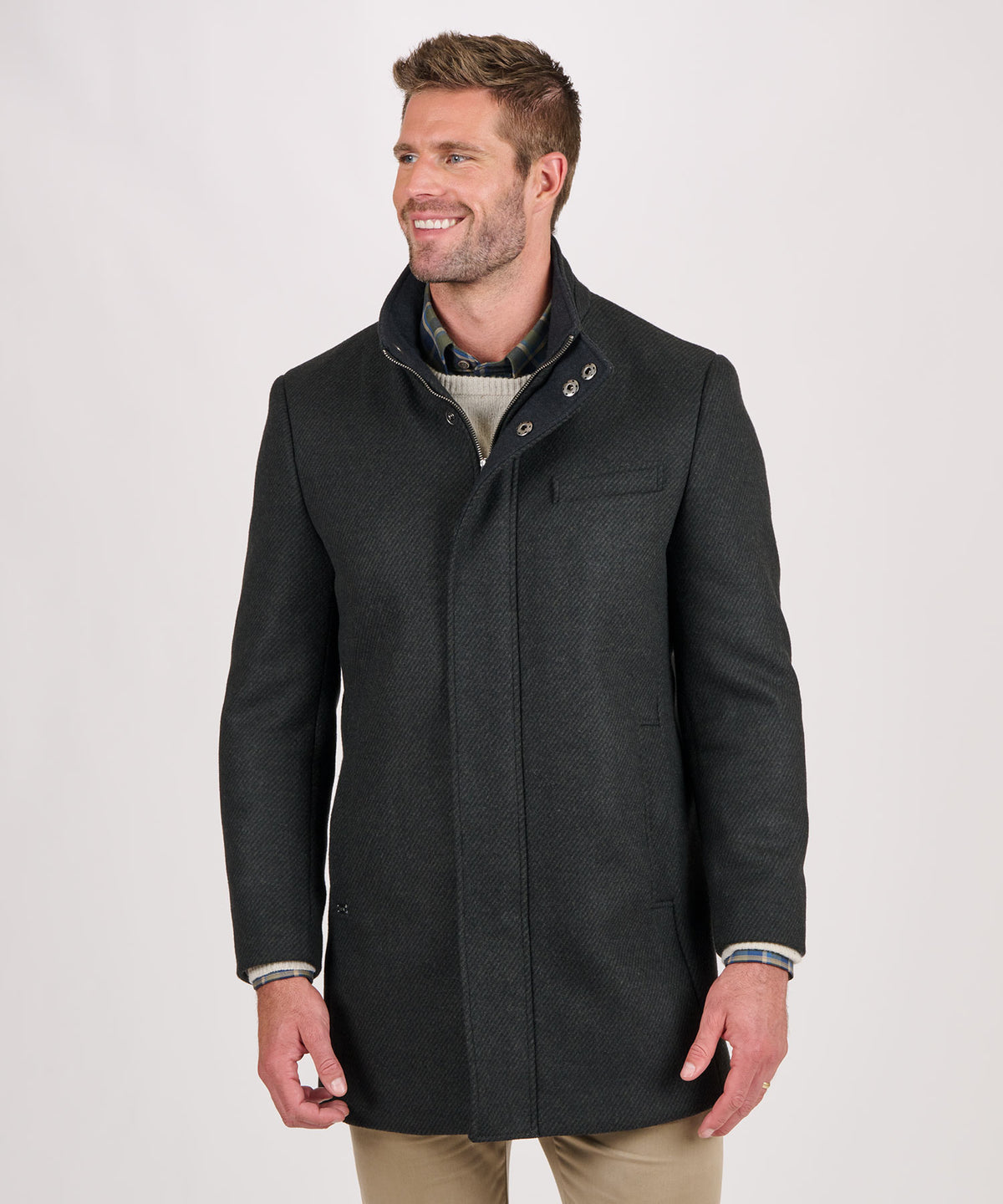 Hart Schaffner Marx Twill Car Coat, Men's Big & Tall