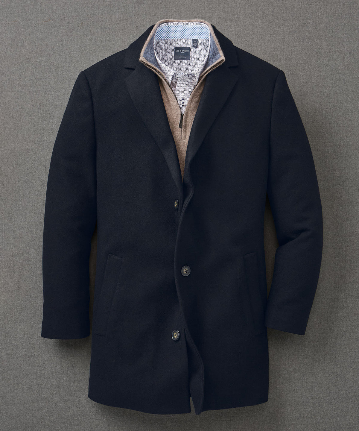 Hart Schaffner Marx Modern Overcoat, Men's Big & Tall