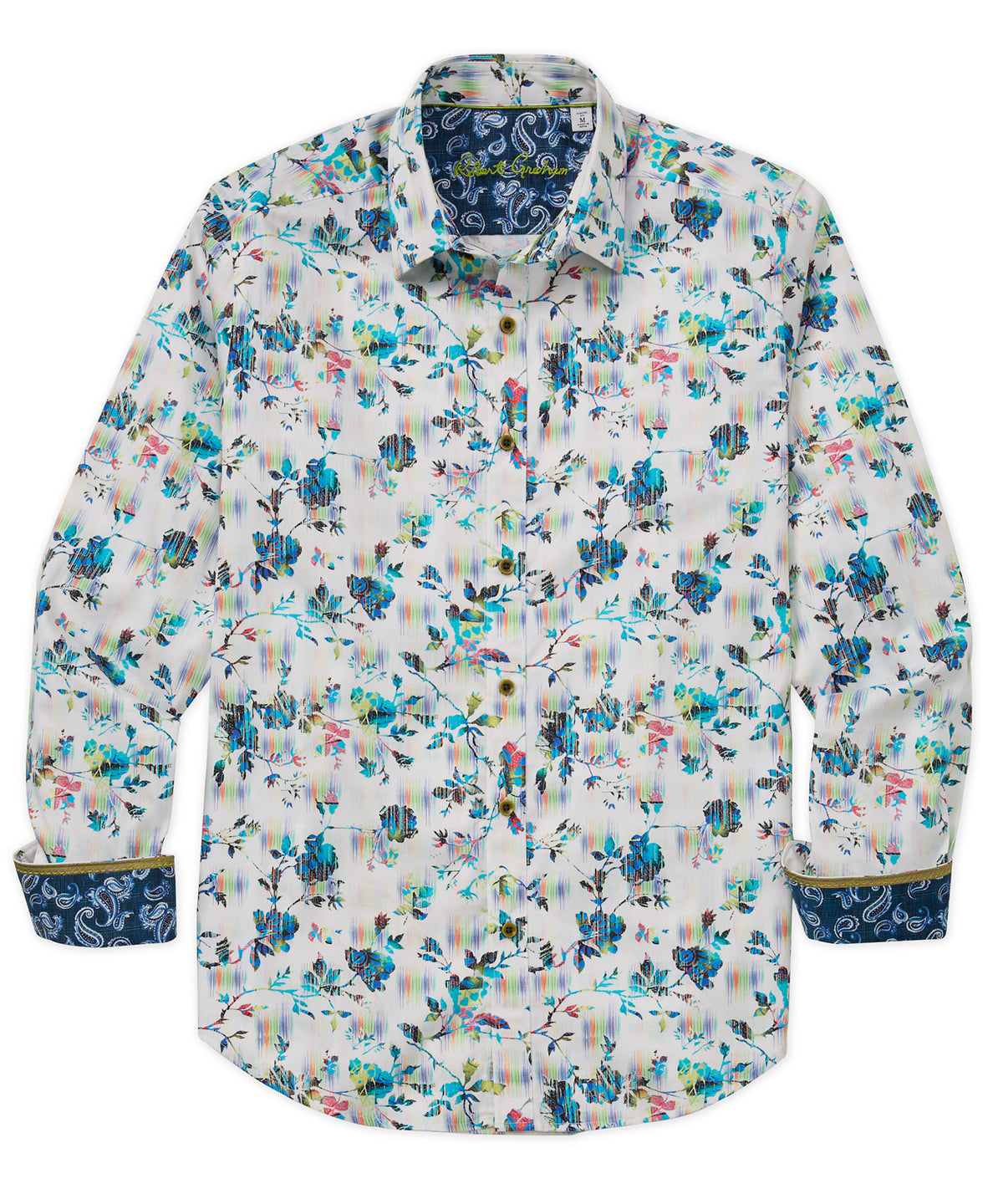 Robert Graham Long Sleeve 'Sumter' Print Sport Shirt, Men's Big & Tall