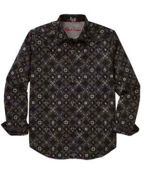 Robert Graham Long Sleeve 'Buena Vista' Print Sport Shirt