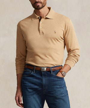 Polo Ralph Lauren Long Sleeve Soft Touch Cotton Polo Knit Shirt