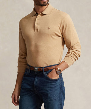 Polo Ralph Lauren Long Sleeve Soft Touch Cotton Polo Knit Shirt