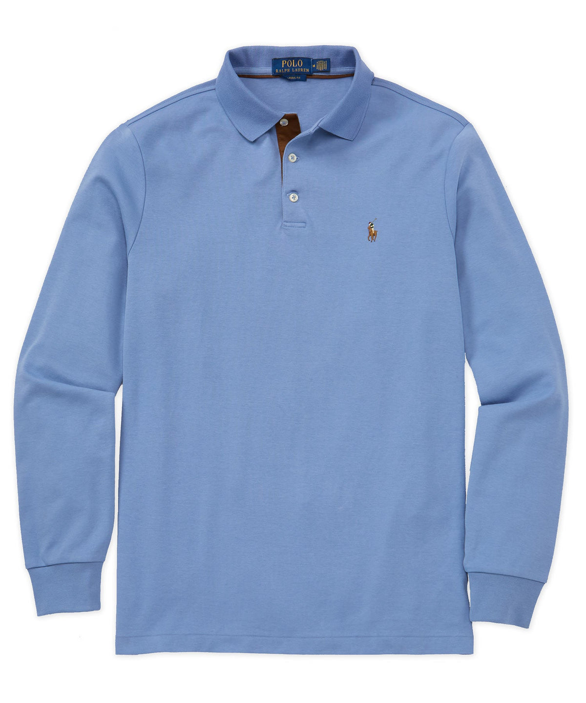 Polo Ralph Lauren Long Sleeve Soft Touch Cotton Polo Knit Shirt, Men's Big & Tall