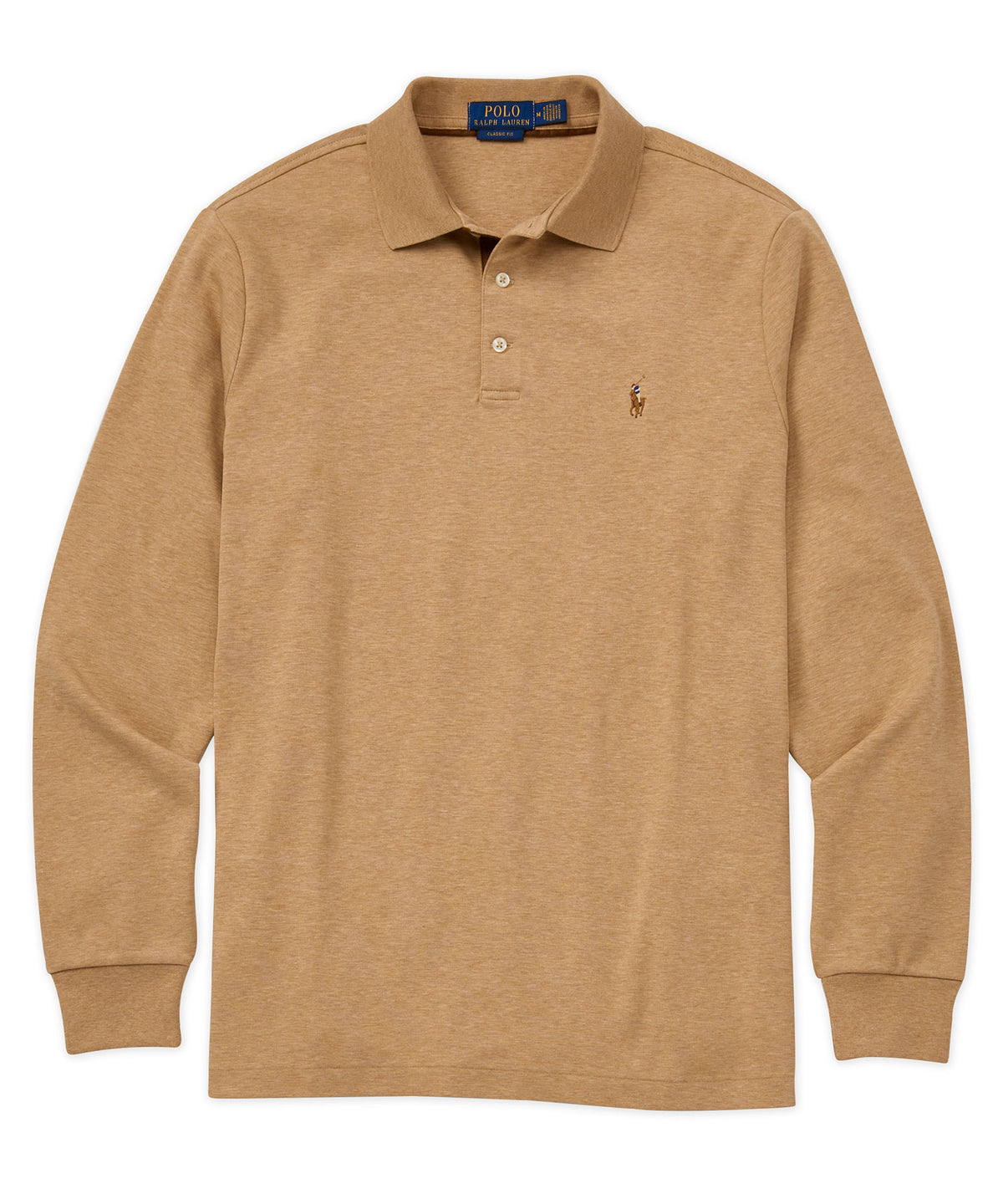 Polo Ralph Lauren Long Sleeve Soft Touch Cotton Polo Knit Shirt, Men's Big & Tall