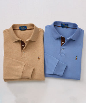 Polo Ralph Lauren Long Sleeve Soft Touch Cotton Polo Knit Shirt