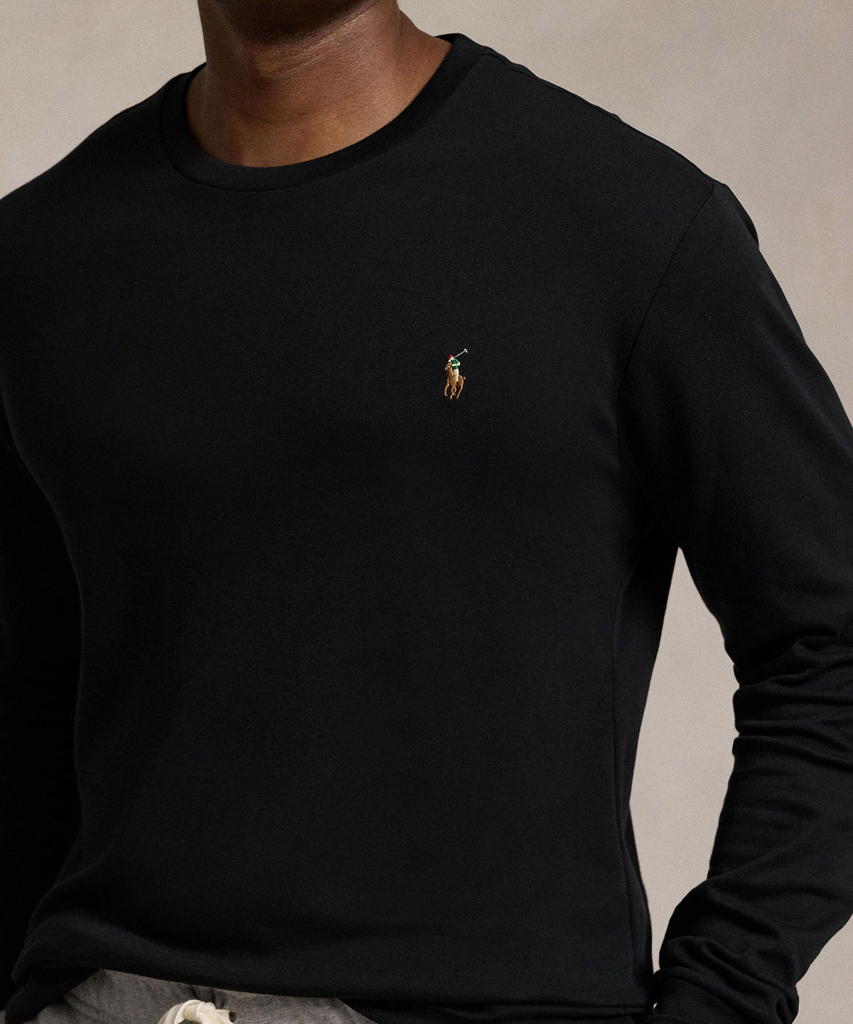 Polo Ralph Lauren Long Sleeve Soft Touch Cotton T-Shirt, Men's Big & Tall