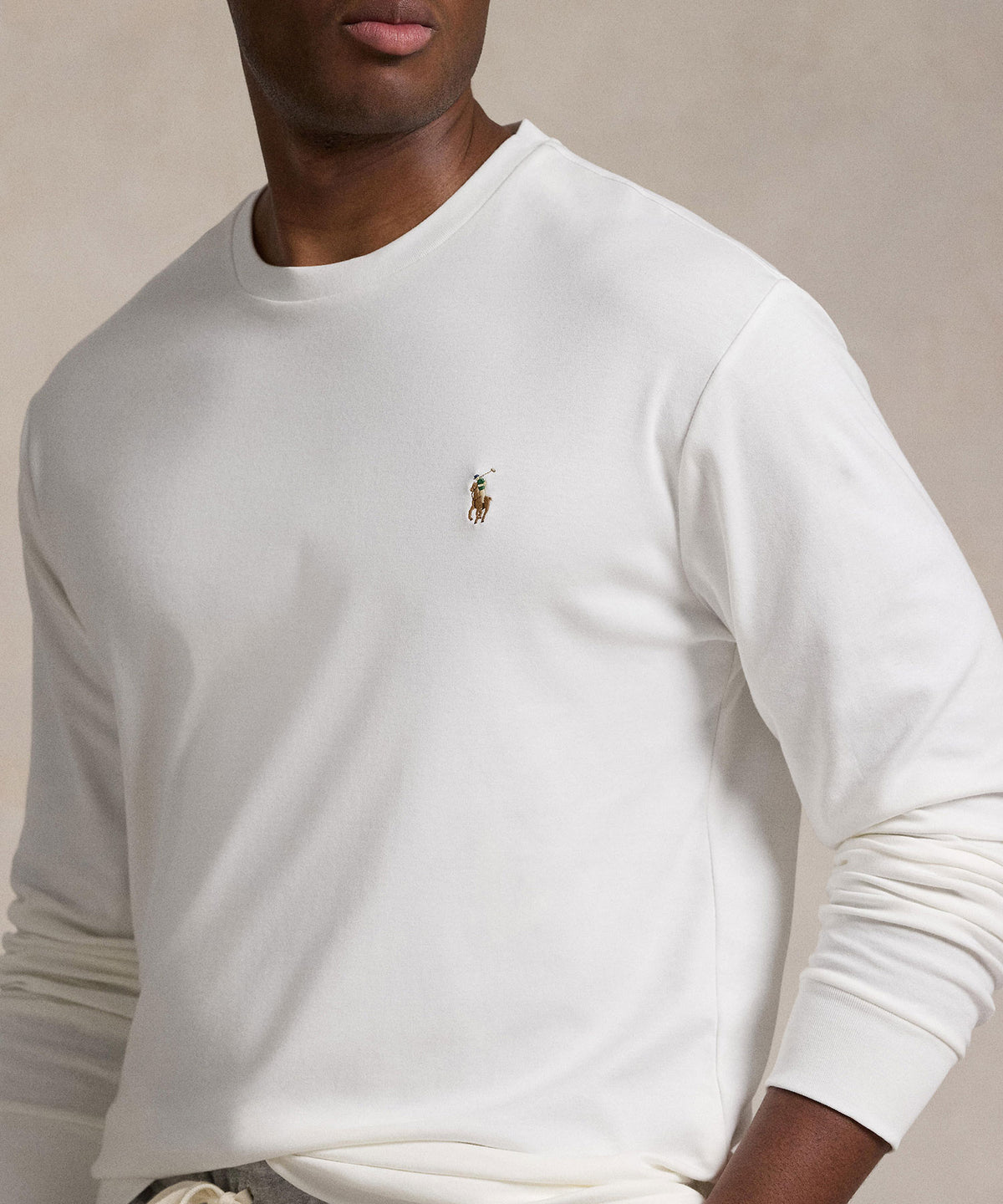 Polo Ralph Lauren Long Sleeve Soft Touch Cotton T-Shirt, Men's Big & Tall