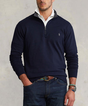 Polo Ralph Lauren Luxury Jersey Half-Zip Pullover