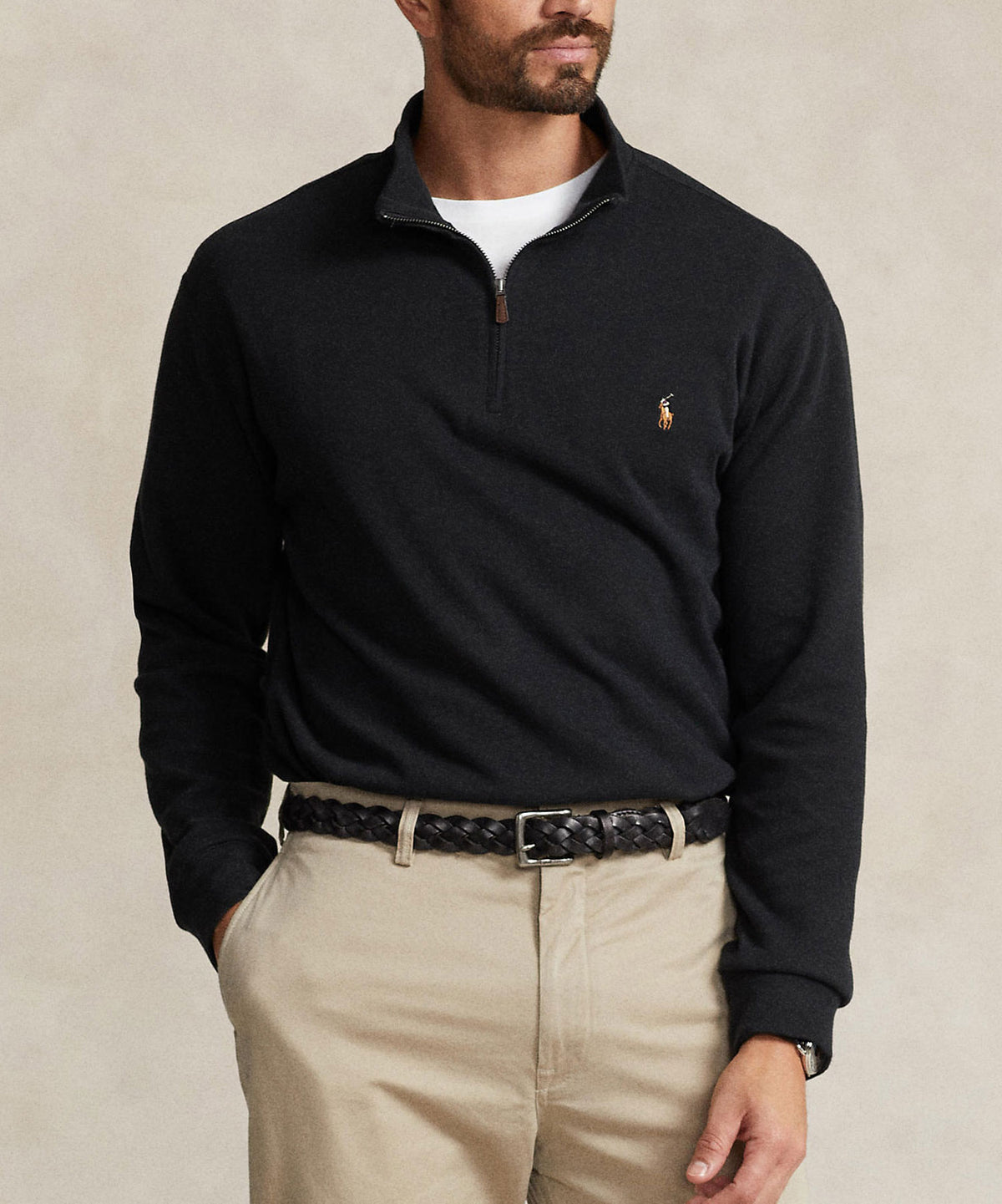 Polo Ralph Lauren Estate Rib Half-Zip Pullover, Men's Big & Tall