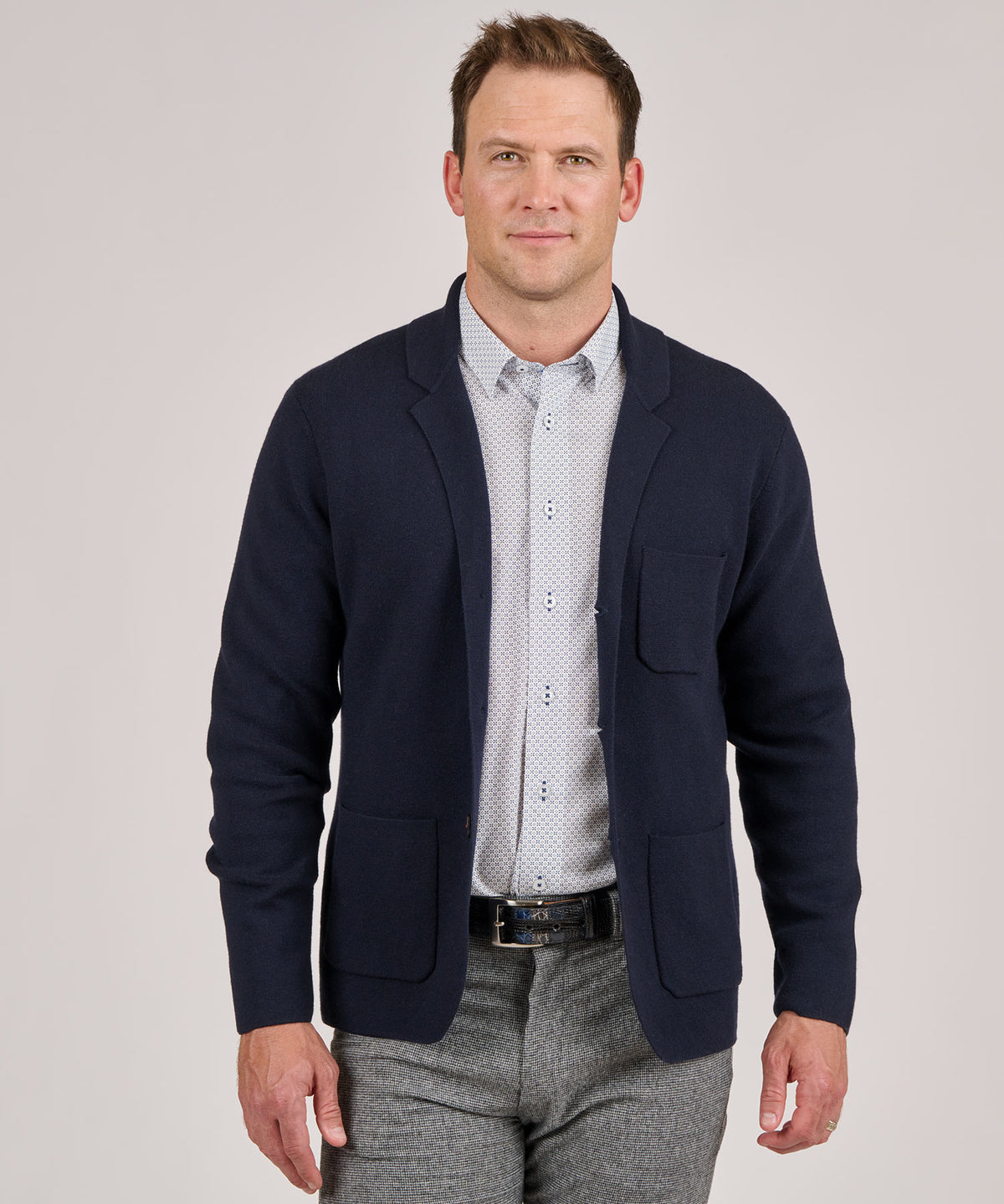 Westport Black Knit Blazer, Men's Big & Tall