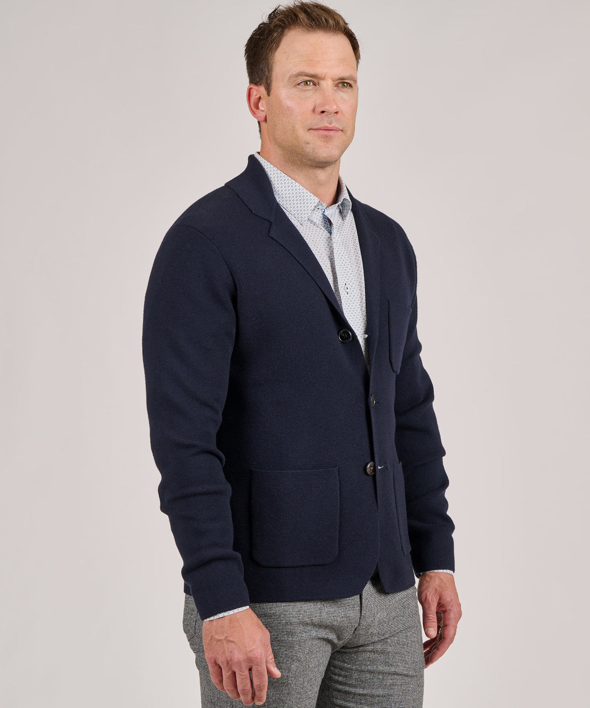 Westport Black Knit Blazer, Men's Big & Tall