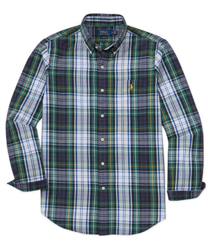 Polo Ralph Lauren Long Sleeve Tartan Oxford Sport Shirt