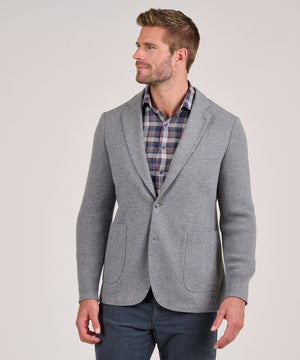 Westport Black Knit Hybrid Blazer