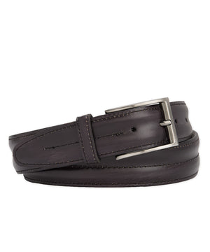 Westport Black Italian Calfskin 35mm Channel Belt