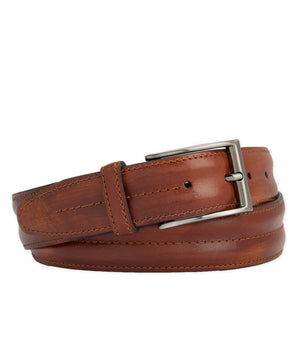 Westport Black Italian Calfskin 35mm Channel Belt