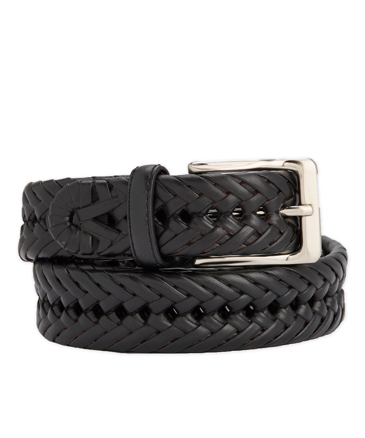 Westport Lifestyle 35mm Brushed Nickel Braided Belt