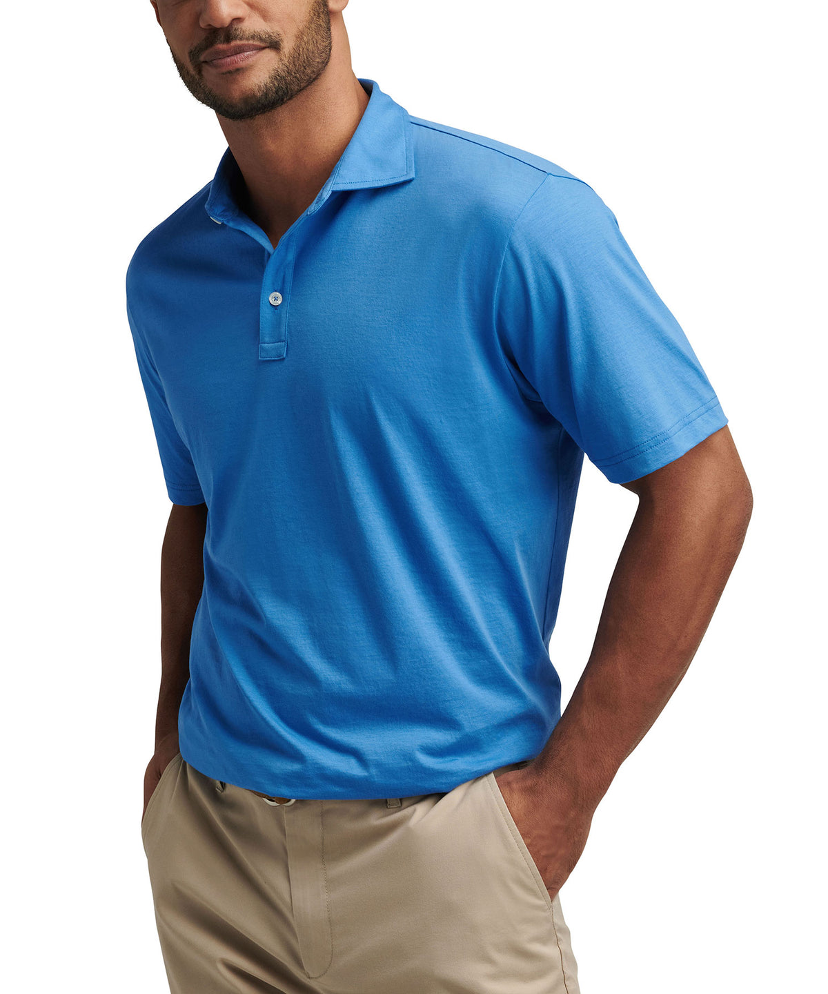 Peter Millar Short Sleeve Crown Comfort Polo Knit Shirt, Men's Big & Tall