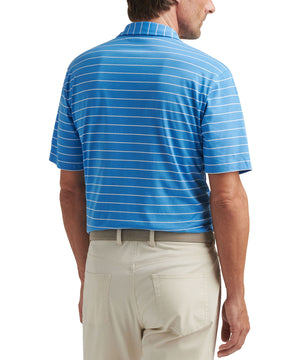 Peter Millar Short Sleeve Ross Stripe Polo Knit Shirt